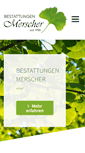 Mobile Screenshot of bestattungen-merscher.de